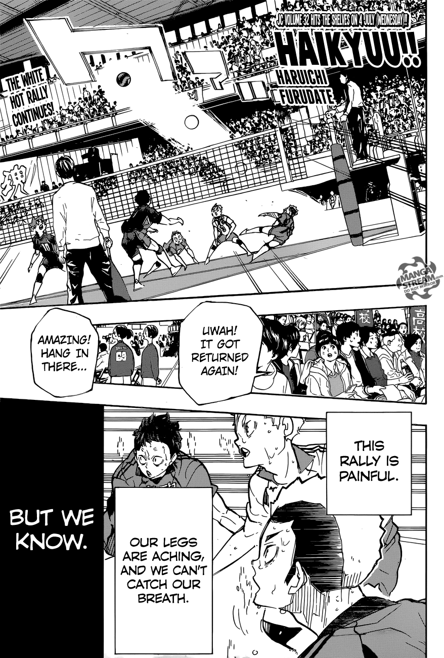 Haikyuu!!, Chapter 308 image 01